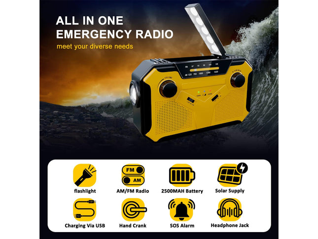 Portable AM/FM/NOAA Radio Weather Alarm |  NZ Sale