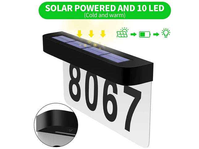 Solar House Numbers | NZ Sale