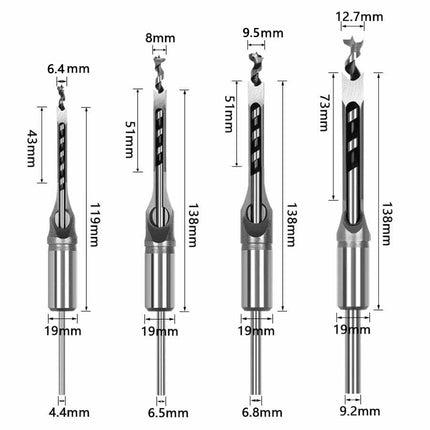Square Hole Drill Bit Set | NZ Sale