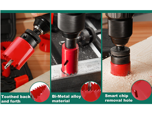 Heavy Duty Hole Saw Set | NZ Sale