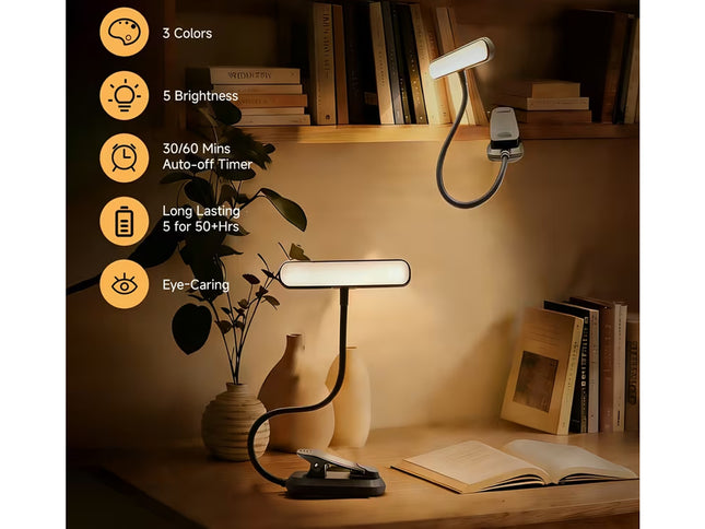 Rechargeable LED Reading Light | NZ Sale