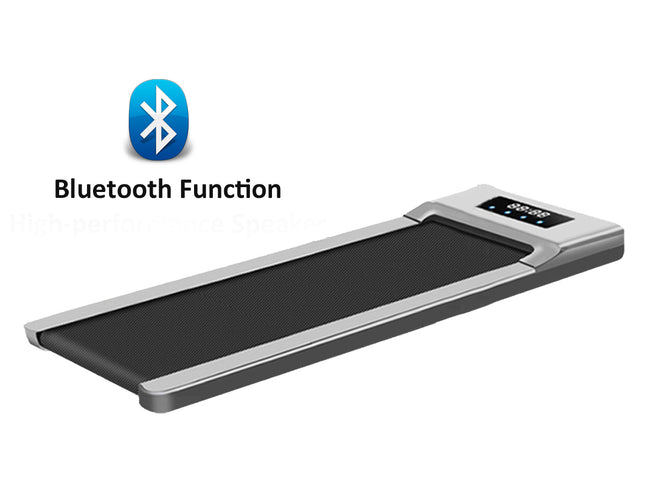 Portable treadmill with Bluetooth function indicator on a white background