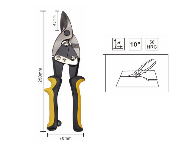 Aviation Tin Snips 10" | NZ Sale