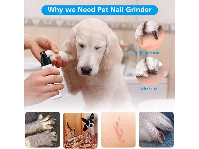 Rechargeable Electric Dog Nail Clippers Grinder Kit |  NZ Sale