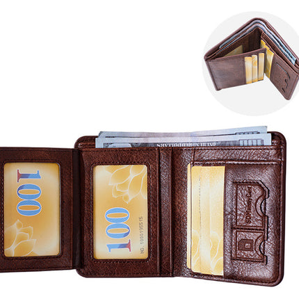 Leather Wallet RFID Card Holder | NZ Sale