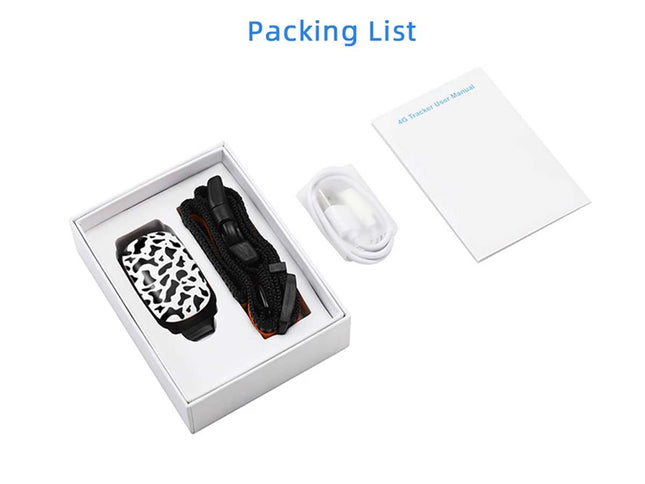 4G Pet Dog GPS Tracker Collar - Real-Time Tracking with Electronic Fence | IP67 Waterproof, 180-Day History, SOS Button, For Small & Large Dogs