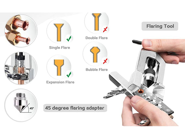 10Pcs Flaring Tool Kit