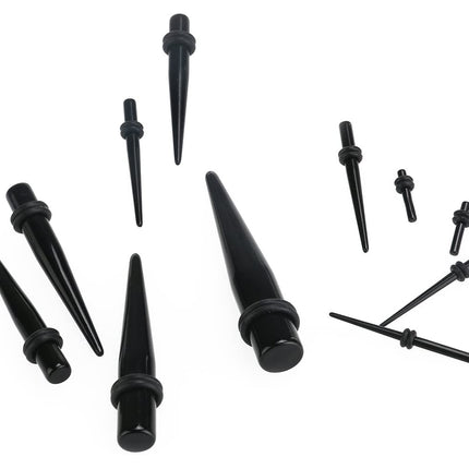 Ear Taper Kit 23pcs Gauges Plugs Stretchers 14G-00G | NZ Sale