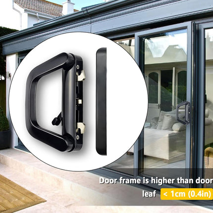 Patio Sliding Door Handle Set with Lock