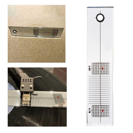 Turntable Phonograph Record Cartridge Stylus Adjustment Ruler