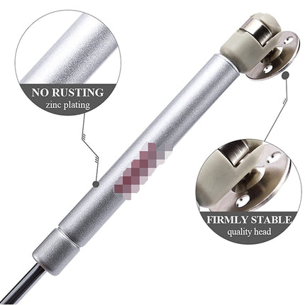 Metal rod with quality head and no rusting features on a white background