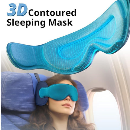 Travel Pillow with Sleep Mask