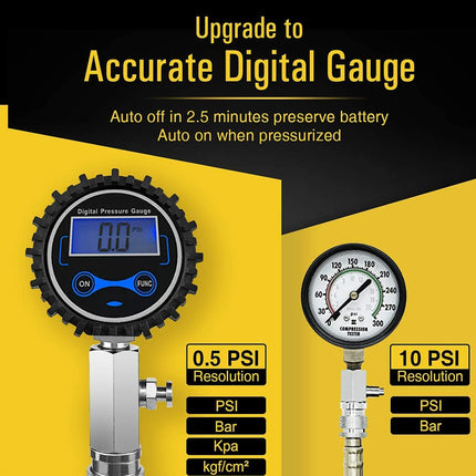 Compression Tester Cylinder Pressure Gauge