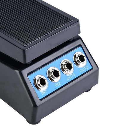 Dual Channel Volume Pedal | Passive Stereo Guitar Volume Effect Pedal with Amplitude Adjust Knob for Live & Studio