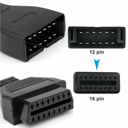 OBD1 to OBD2 Diagnostic Adapter Connector