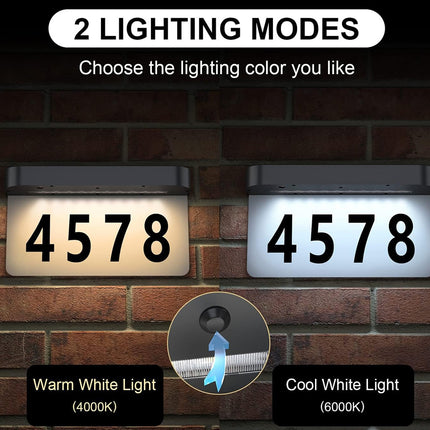 Solar House Numbers | NZ Sale