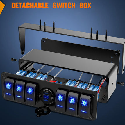RV Accessories Rocker Switch Panel