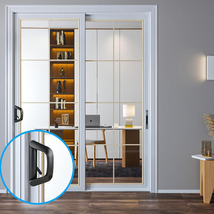 Patio Sliding Door Handle Set with Lock