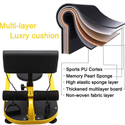 Multilayered luxury cushion with detailed structure on a white background