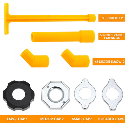 15PCS Car Radiator Coolant Refill Funnel Kit
