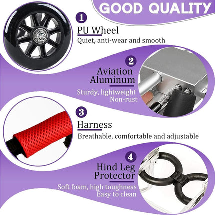 Product features with images and text on a white background