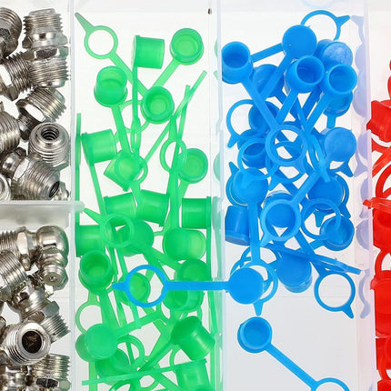140Pcs Grease Nipple Fittings Assortment Kit | NZ Sale