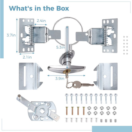 Garage Door Lock Kit Universal T Handle | NZ Sale