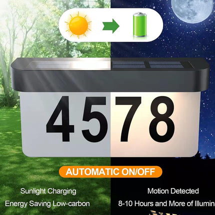 Solar House Numbers | NZ Sale