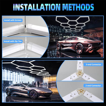 LED Garage Lights 26000LM Bright Ceiling Light