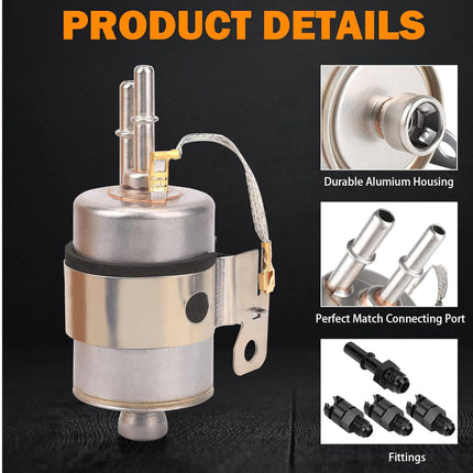 Metal valve with durable aluminum housing and perfect match connecting port on a black background