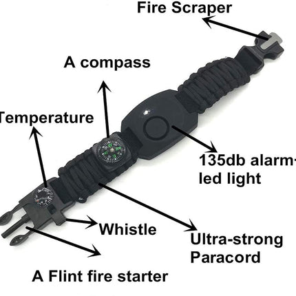 Emergency Survival Kit Bracelet | NZ Sale