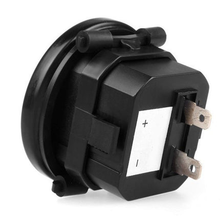 Black electrical plug on a white background