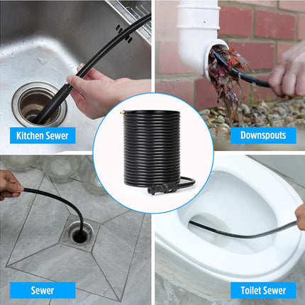Drain/Pipe Cleaning Kit 15M