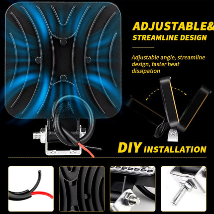 Heat sink component with adjustable and streamline design on a black background
