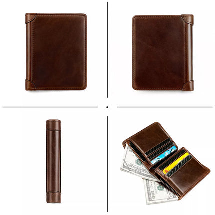 Leather Wallet RFID Card Holder | NZ Sale