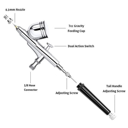 Air Brush Kit Spray Gun \  NZ Sale