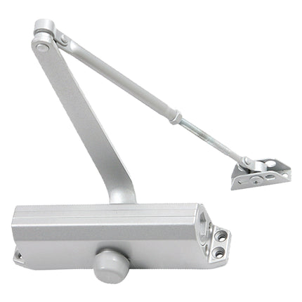 White door closer on a white background