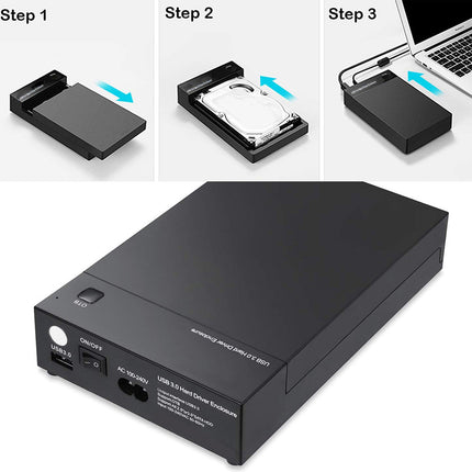External Hard Drive Enclosure Case
