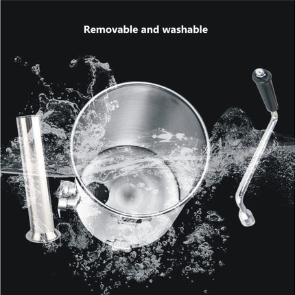 Beverage container with a lid and a straw on a black background with water splashes.