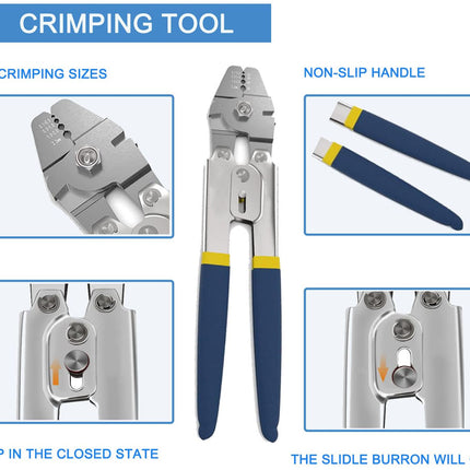 Wire Rope Crimping Tool Set | NZ Sale