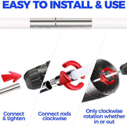 Dryer Duct & Chimney Cleaning Brush Kit | NZ Sale