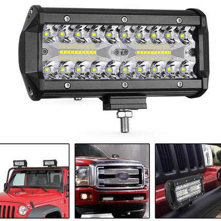 LED work light bar with applications on vehicles