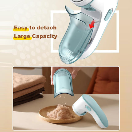 Cleaning tool with detachable head and large capacity feature on a beige background