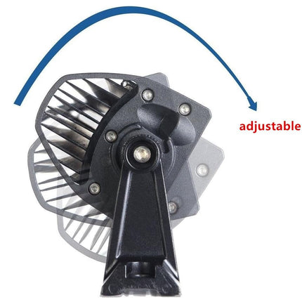 Mechanical component with adjustable feature indicated on a white background