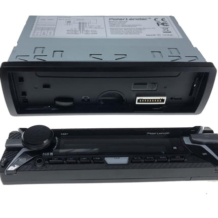 Bluetooth Car Stereo DVD Player - Single DIN Head Unit with AI Voice Assist | CD/VCD, FM Radio, Dual USB, TF & AUX, Remote Control