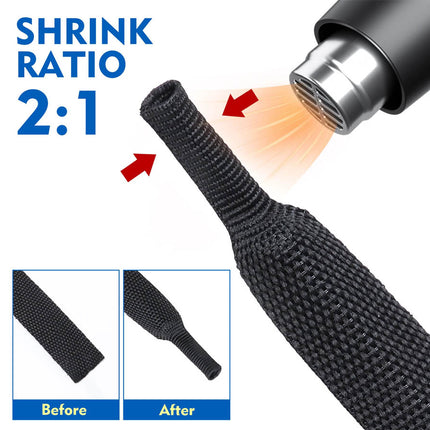 Heat Shrink Wire Loom Braided Cable Sleeves | NZ Sale