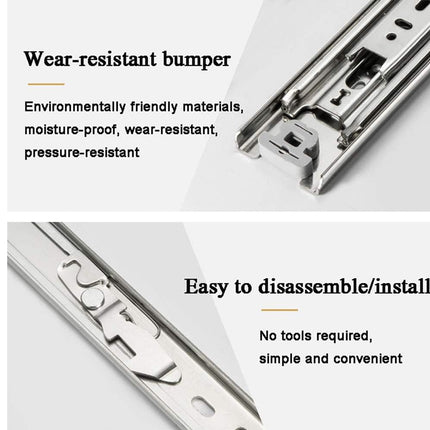 Wear-resistant bumper with text on environmental friendliness and ease of installation.