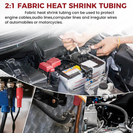 Heat Shrink Wire Loom Braided Cable Sleeves | NZ Sale