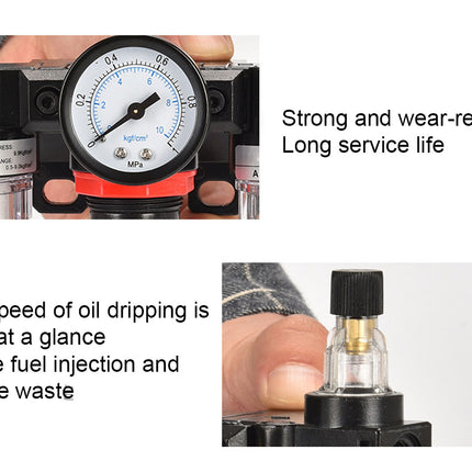 Fuel injection system with a pressure gauge and text highlighting features