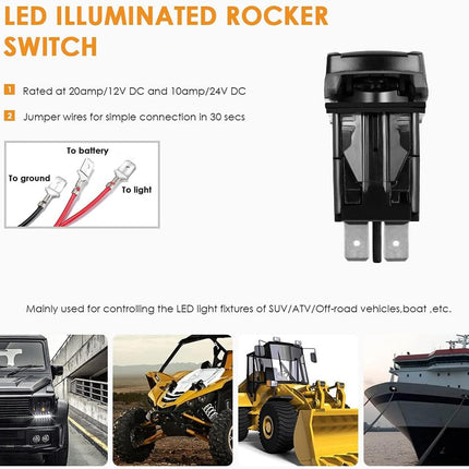 LED Light Bar Wiring Harness Kit